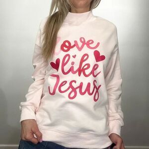 Blush & Bliss “Love Like Jesus” Sweatshirt